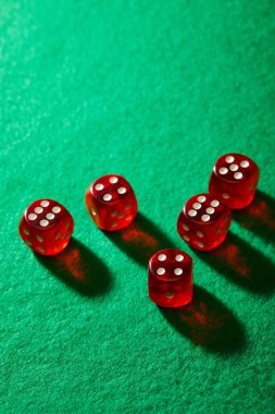 Roulette wheel spinning in live studio